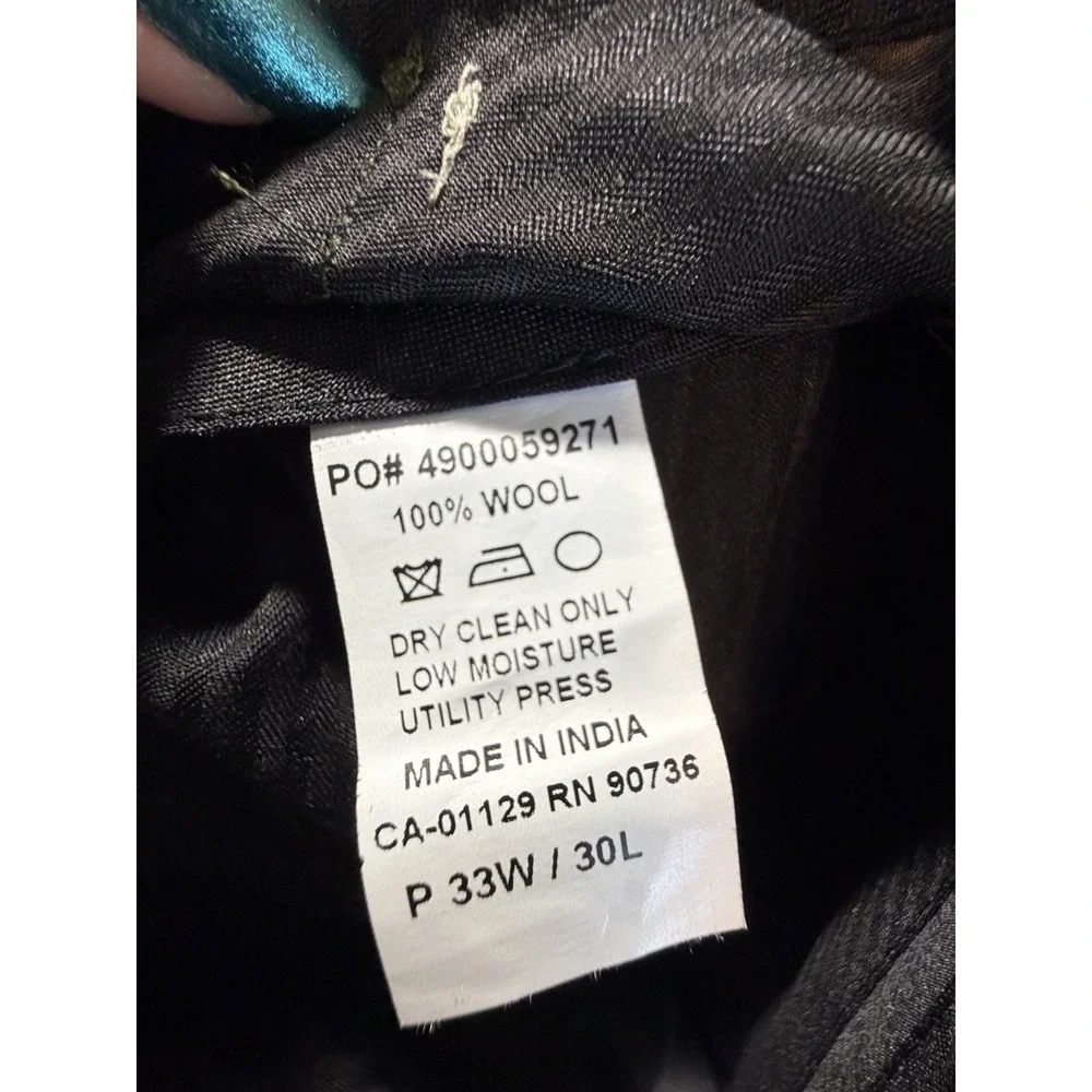 Lauren Ralph Lauren Pants‎ Mens 33x30 Gray Wool Total Comfort
